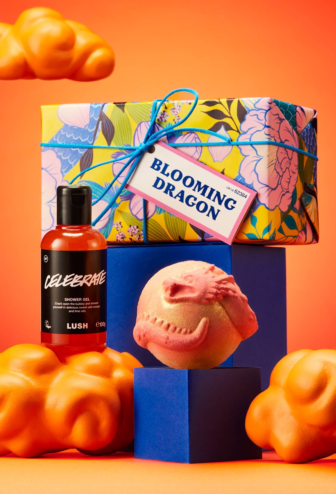2024年のクリスマスの特別な衣装 ブルーミング ドラゴン ギフト | LUSH 入浴剤・バスソルト