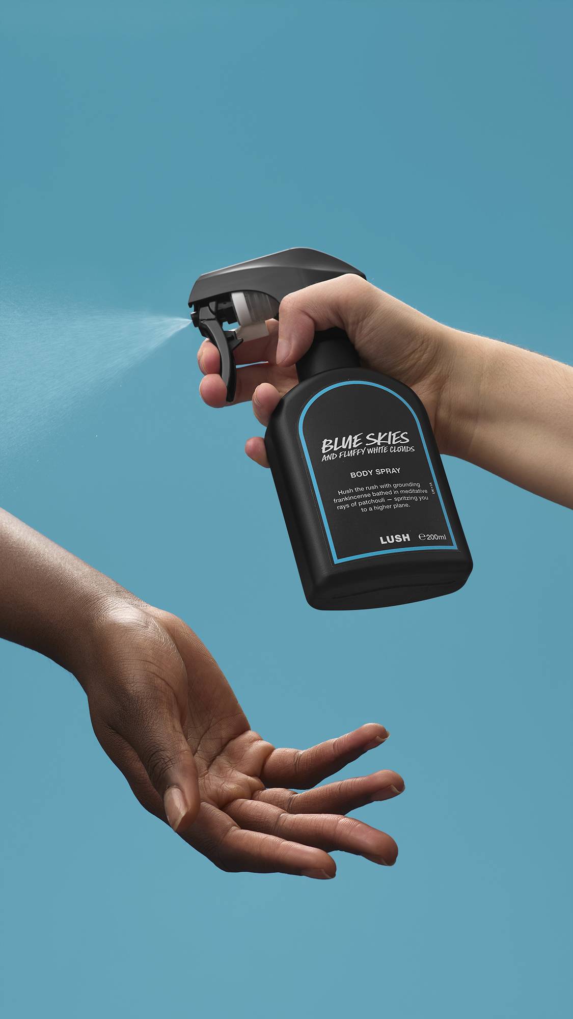 Vaporisateur corporel Blue Skies And Fluffy White Clouds