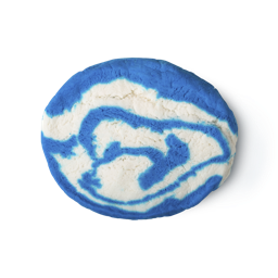 An image of LUSH - Blue Skies And Fluffy White Clouds Bubble Bar