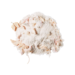 Candy Wash Showder, a small pile of light cream powder with light petals throughout.