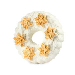 An image of LUSH - Christmas Wreath - Golden - 190g