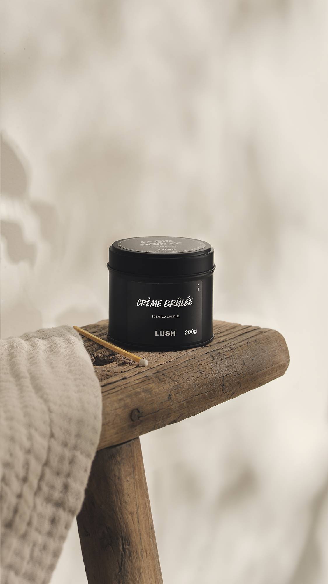 Chandelle parfumée Crème Brûlée