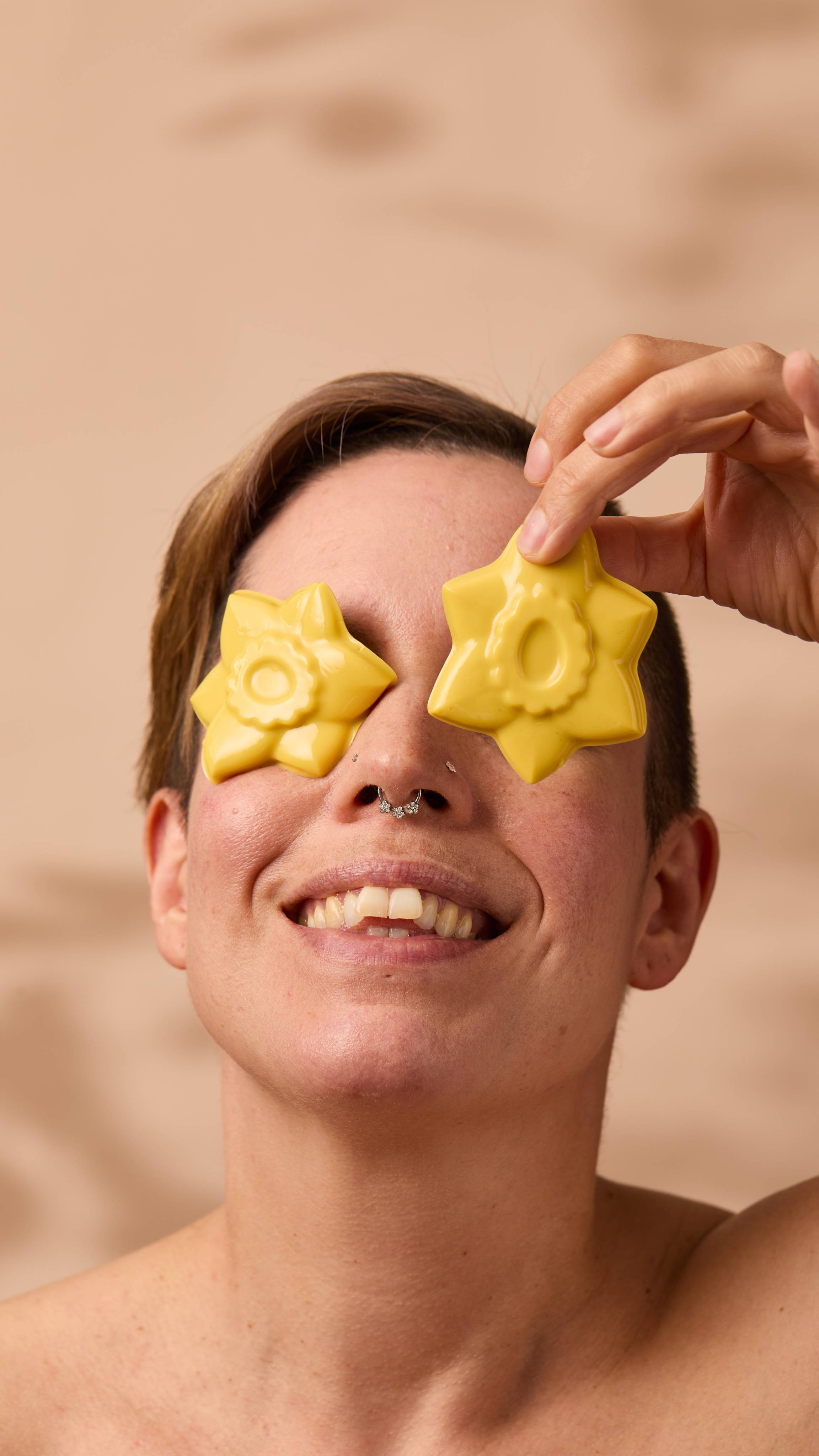 Dances With The Daffodils Eye Pads