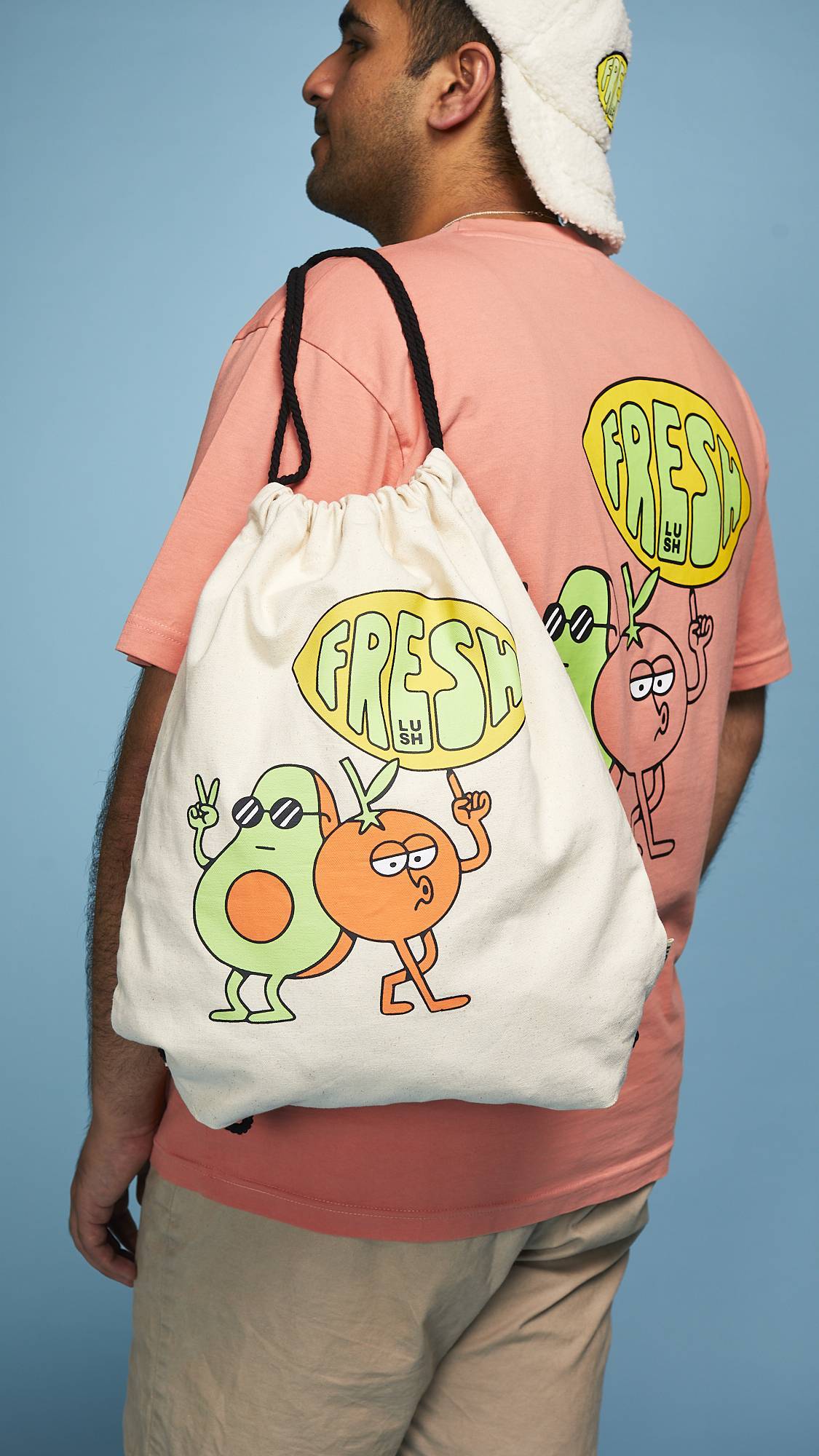 Fresh Values Drawstring Bag