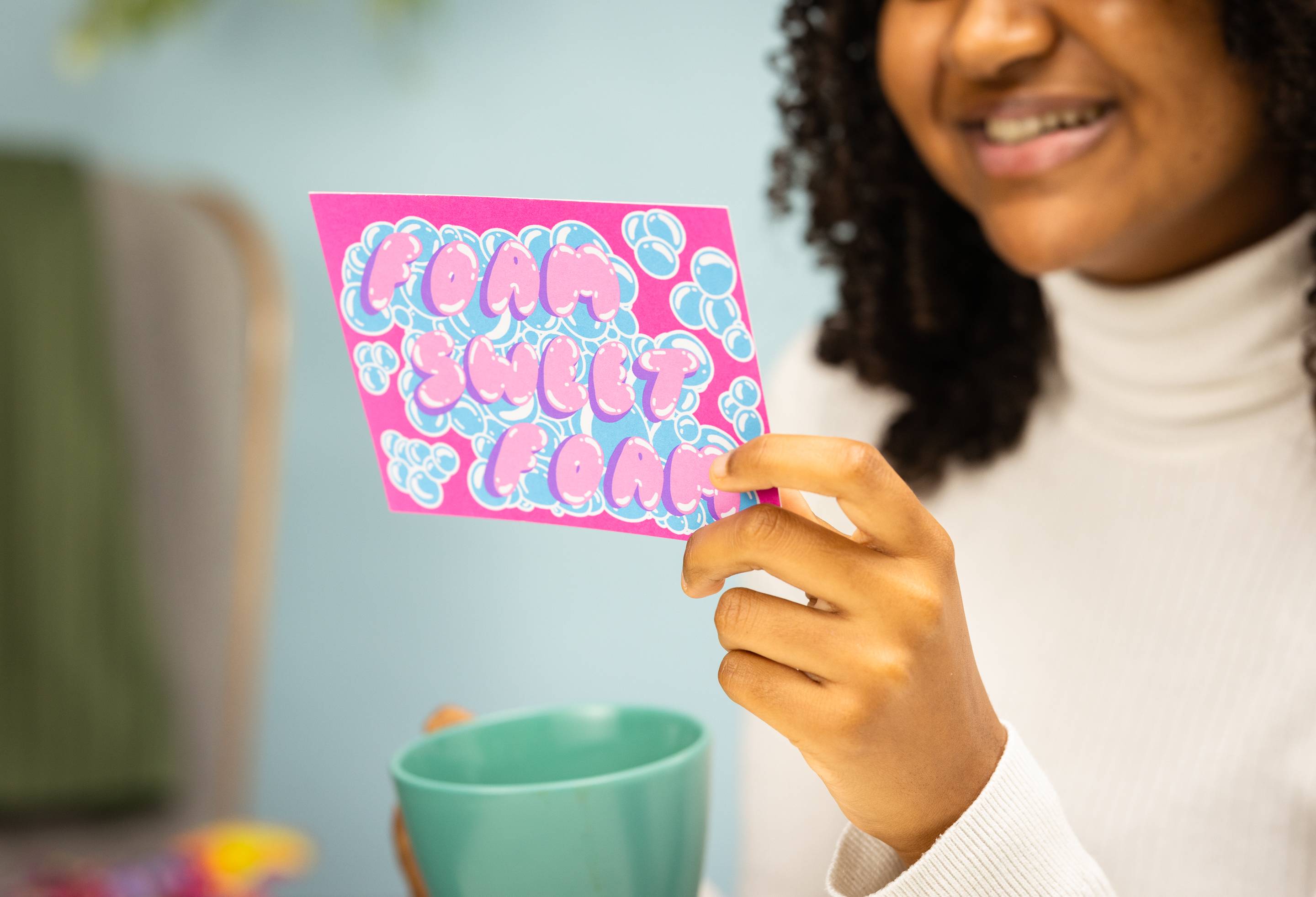 Foam Sweet Foam | Carte postale