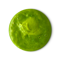 Get Outta My Swamp. A perfectly circular swatch of thick, glossy, apple-green shower slime. 