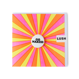 An image of LUSH - Go Naked - Greetings Card