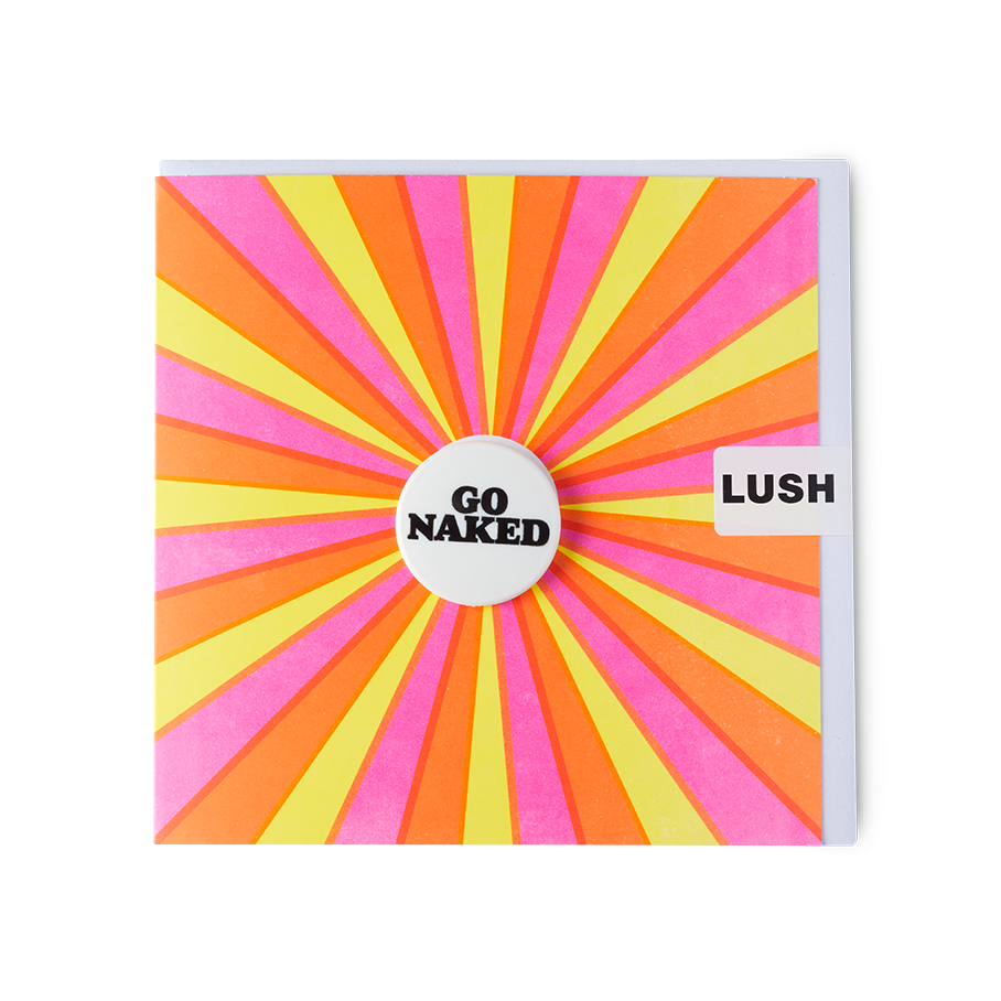 Go Naked | Carte de vœux avec épinglette