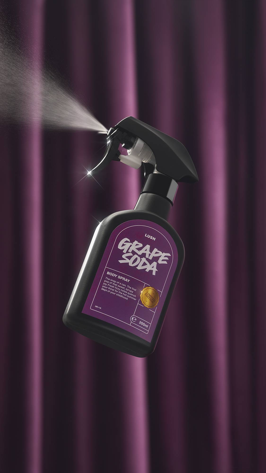 グレープソーダ ボディスプレー | LUSH