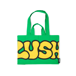 An image of LUSH | Retro Bubble Lush Big Bag | Green | Tote Bag