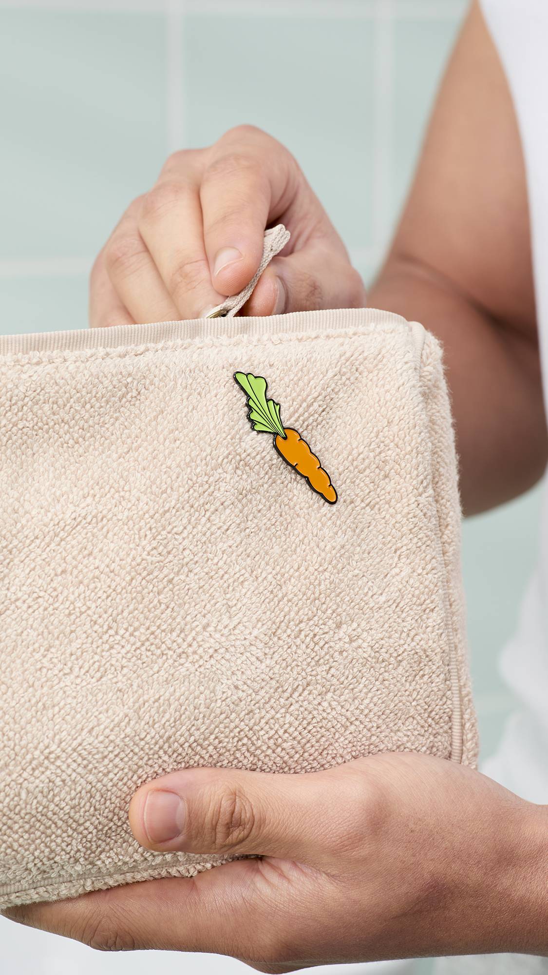 Happy Bunny Greeting Card With Pin