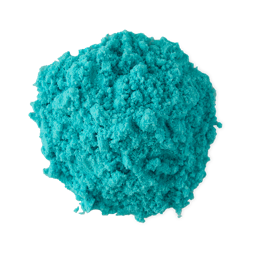 Human Rights. A neat pile of silky, teal powder.