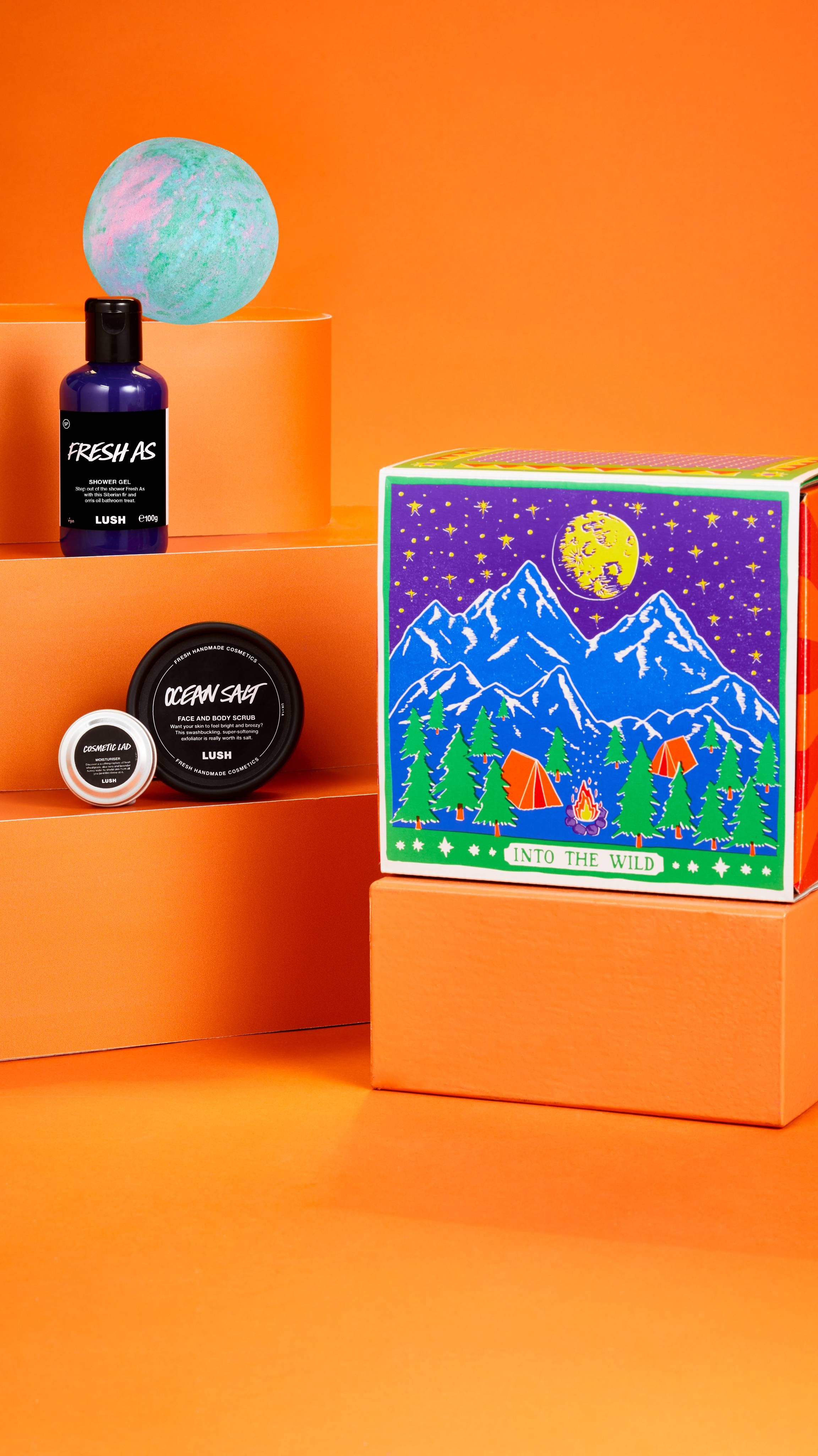 ラッシュ LUSH イントゥー ザ ワイルド ギフト ３セットボディケア ...