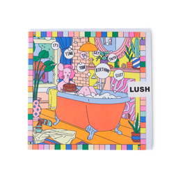 An image of LUSH | It's Time to Get Into Your Birthday Suit Greetings Card