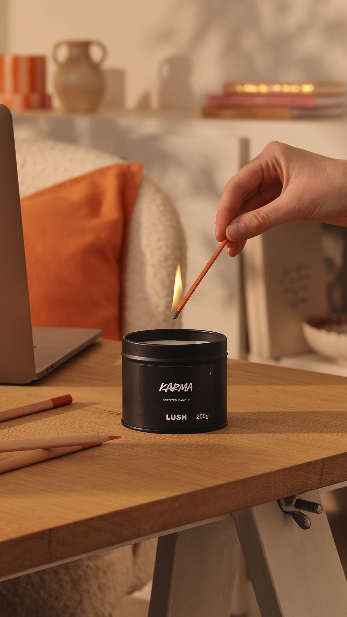 Chandelle parfumée Karma