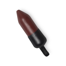 Kinshasa. A rich, deep red lipstick refill, protected by a wax outer layer, which features a tab for easy removal.