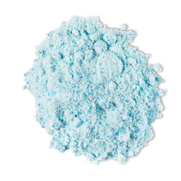 Intergalactic Showder, a pile of light blue powder.