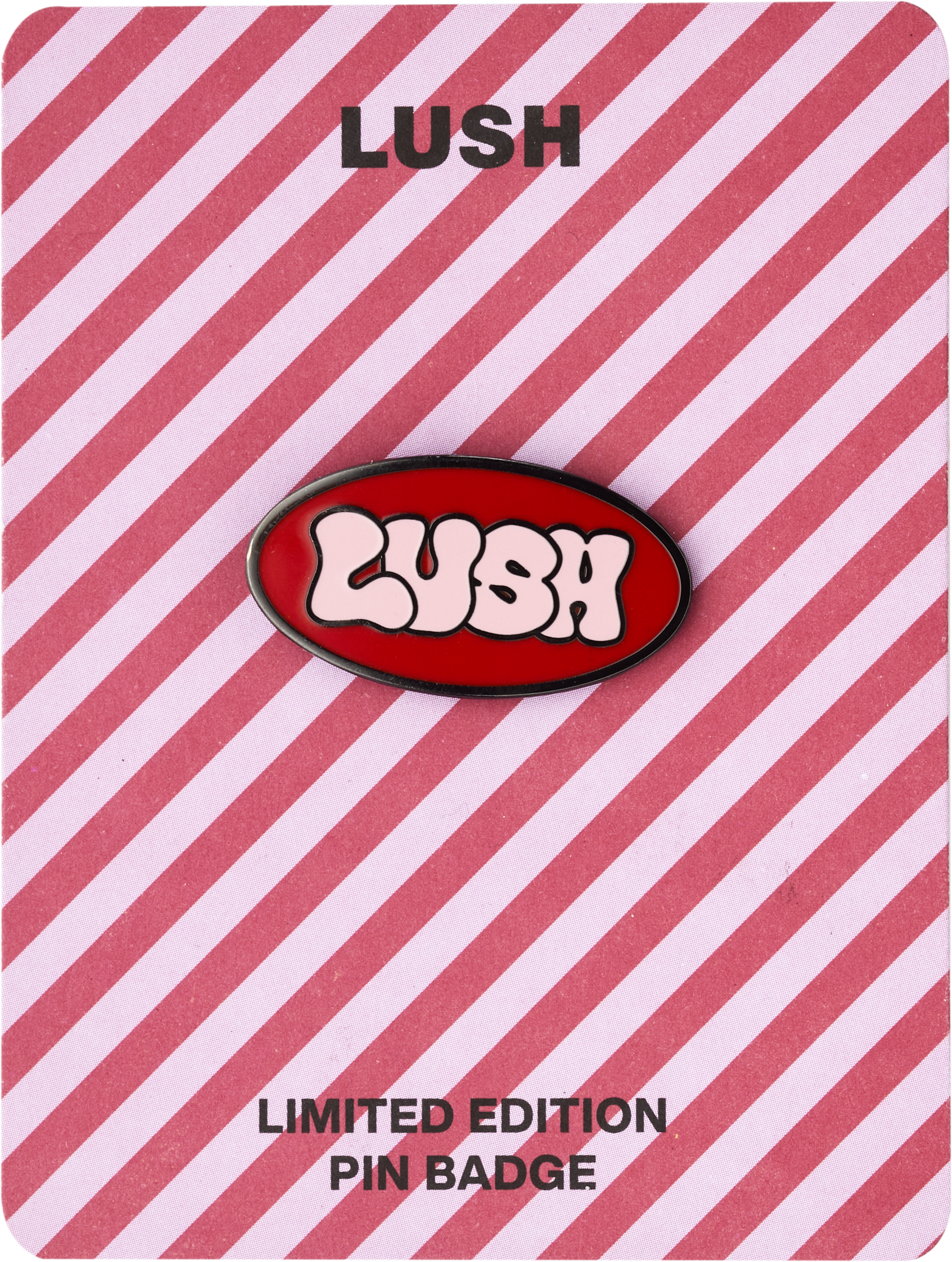 レトロ バブル ラッシュ ピンバッチ レッド | LUSH