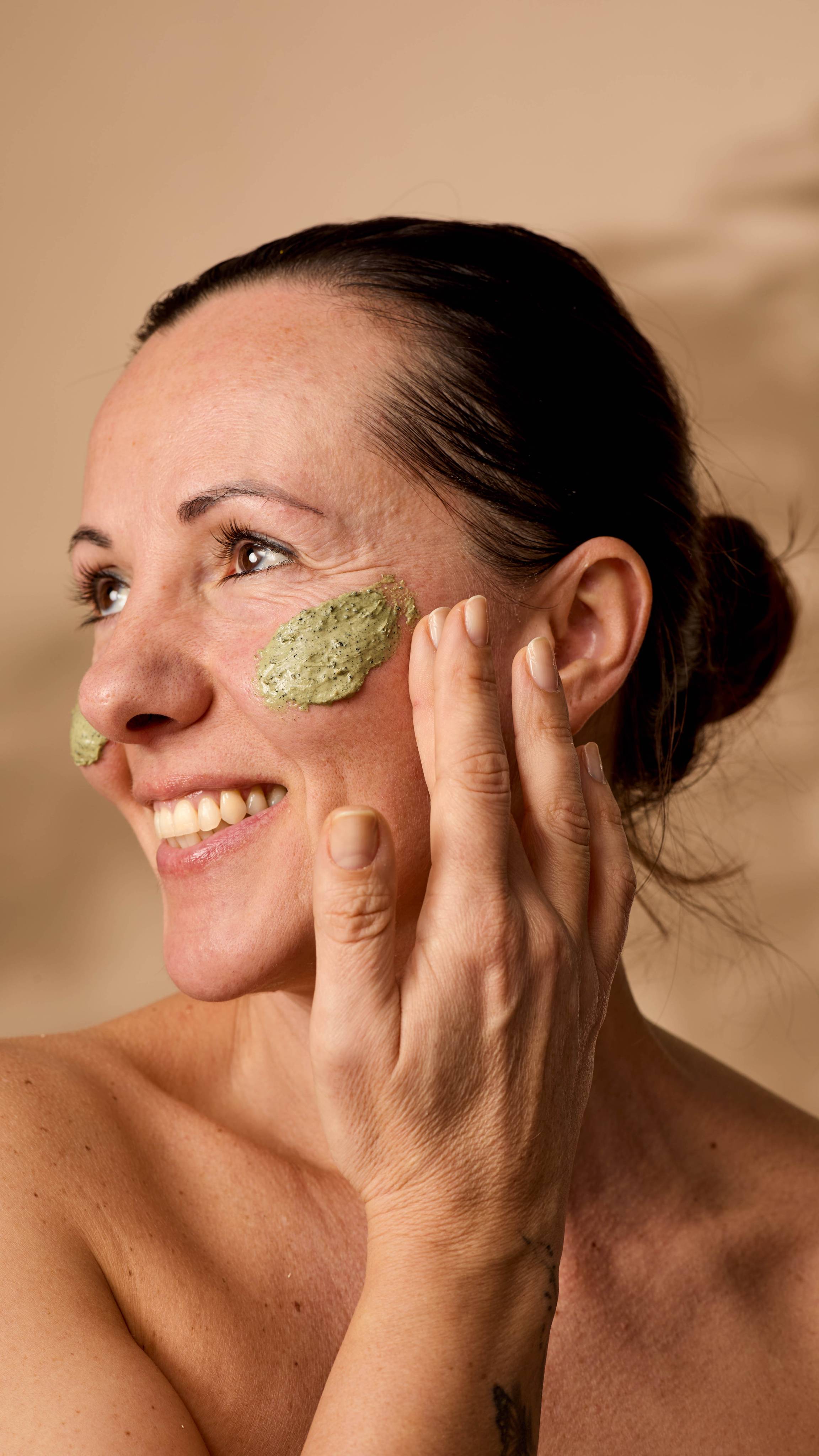 Masque frais pour le visage Matcha