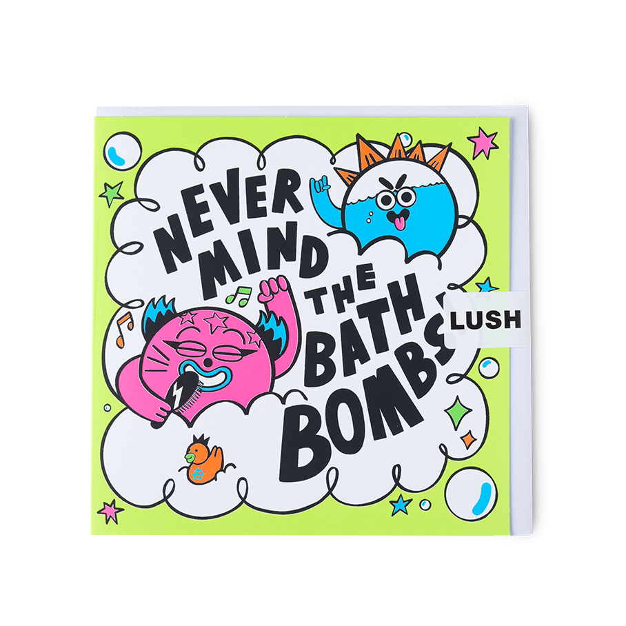 Never Mind the Bath Bombs! | Carte de vœux