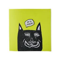 An image of Oh So Demure | Greetings Card