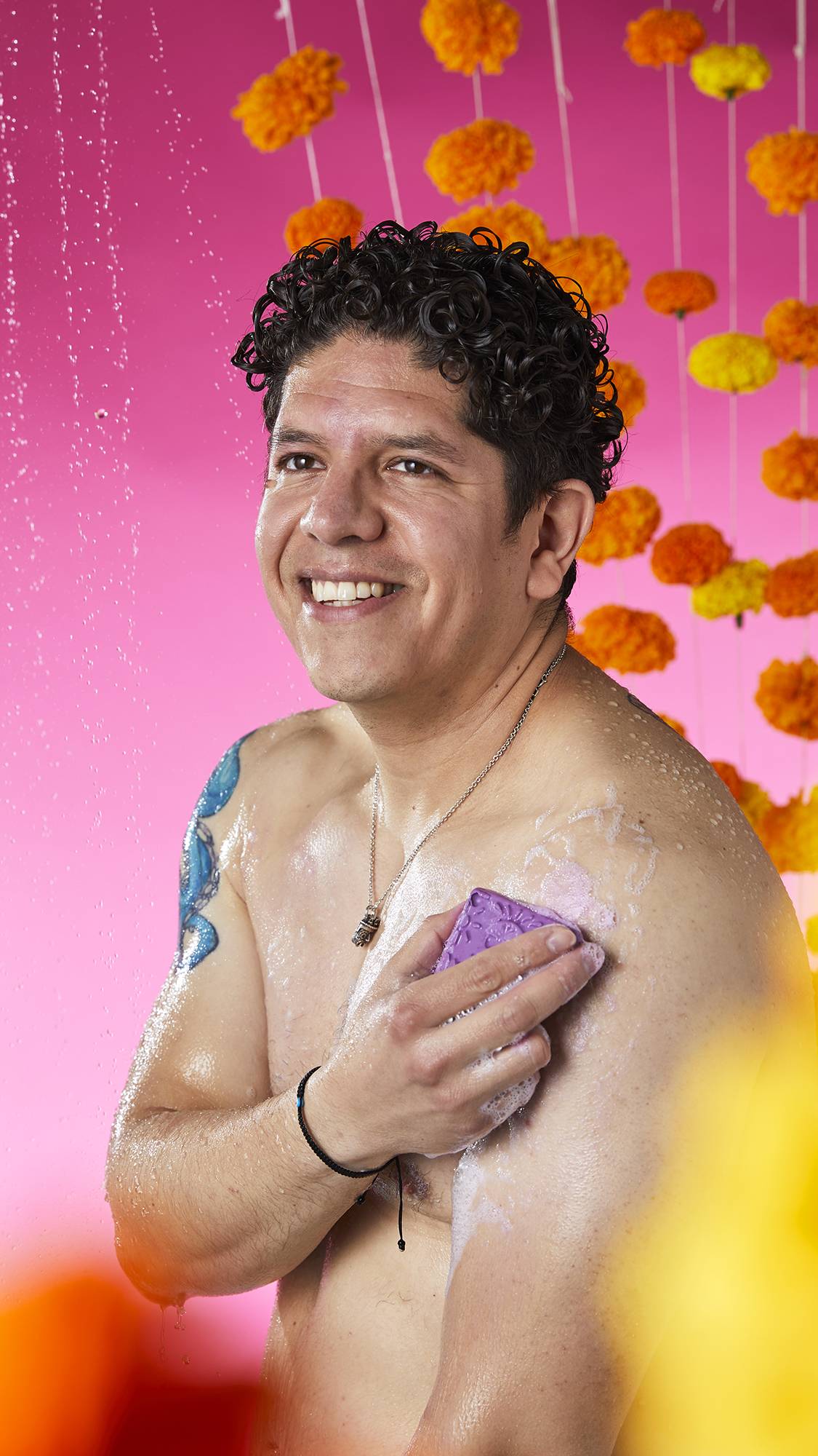 Savon Papel Picado Morado