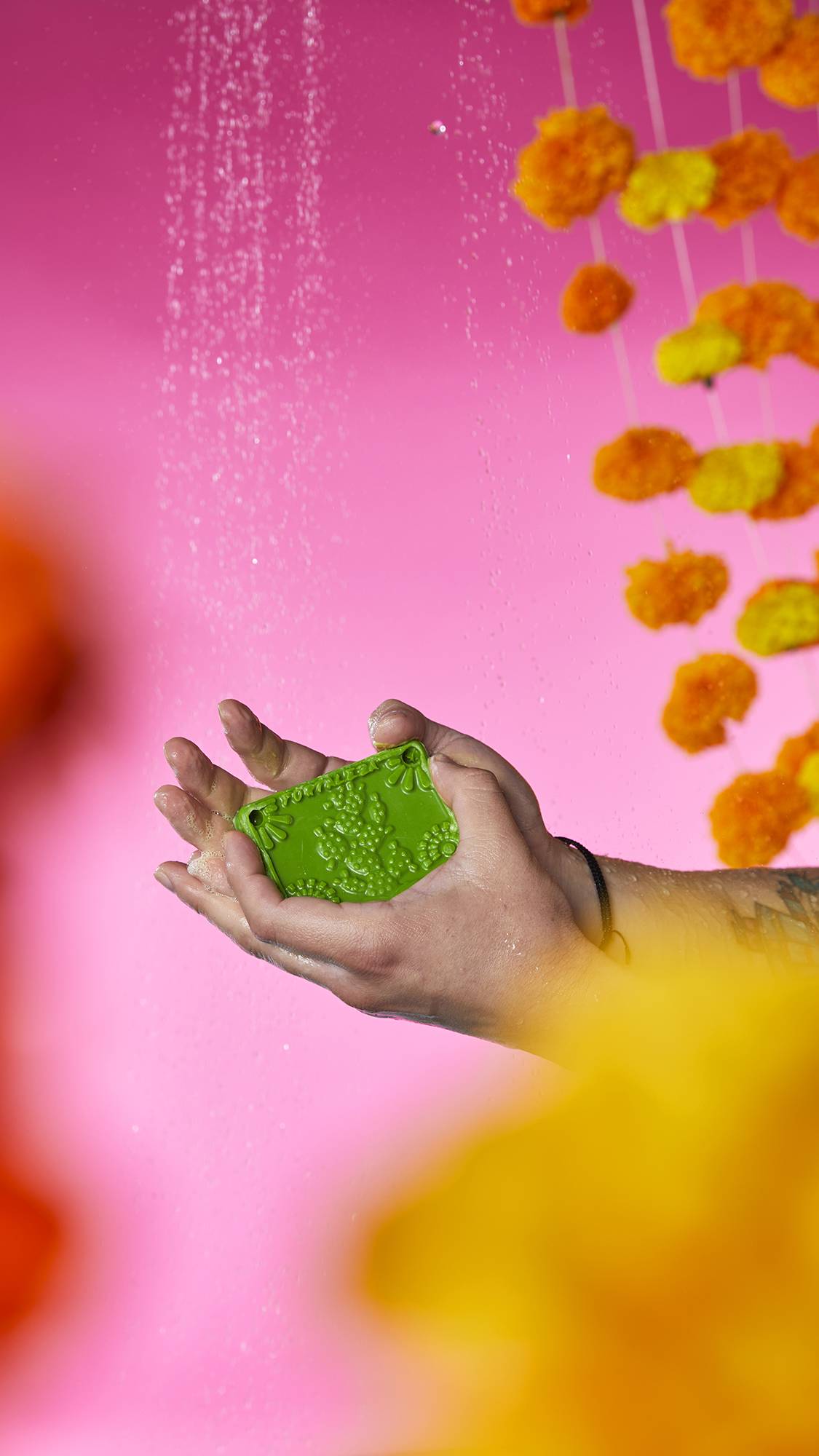 Papel Picado Verde Soap