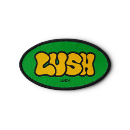 An image of LUSH - Retro Bubble Lush - Iron-on Patch