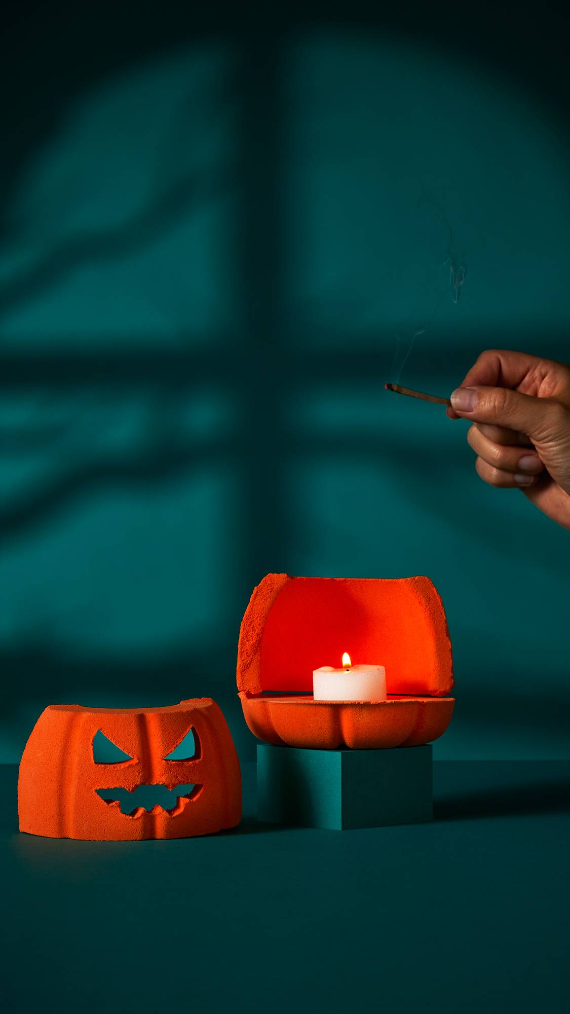 The Pumpkin Tealight Bath Bomb Fragrance Diffuser