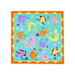 An image of LUSH | Purrrfect Christmas Knot Wrap | Dárkový obal