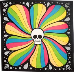 Rainbow Skull Knot Wrap