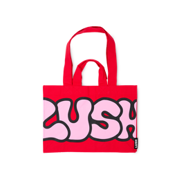 An image of LUSH | Retro Bubble Lush Big Bag | Red | Tote Bag