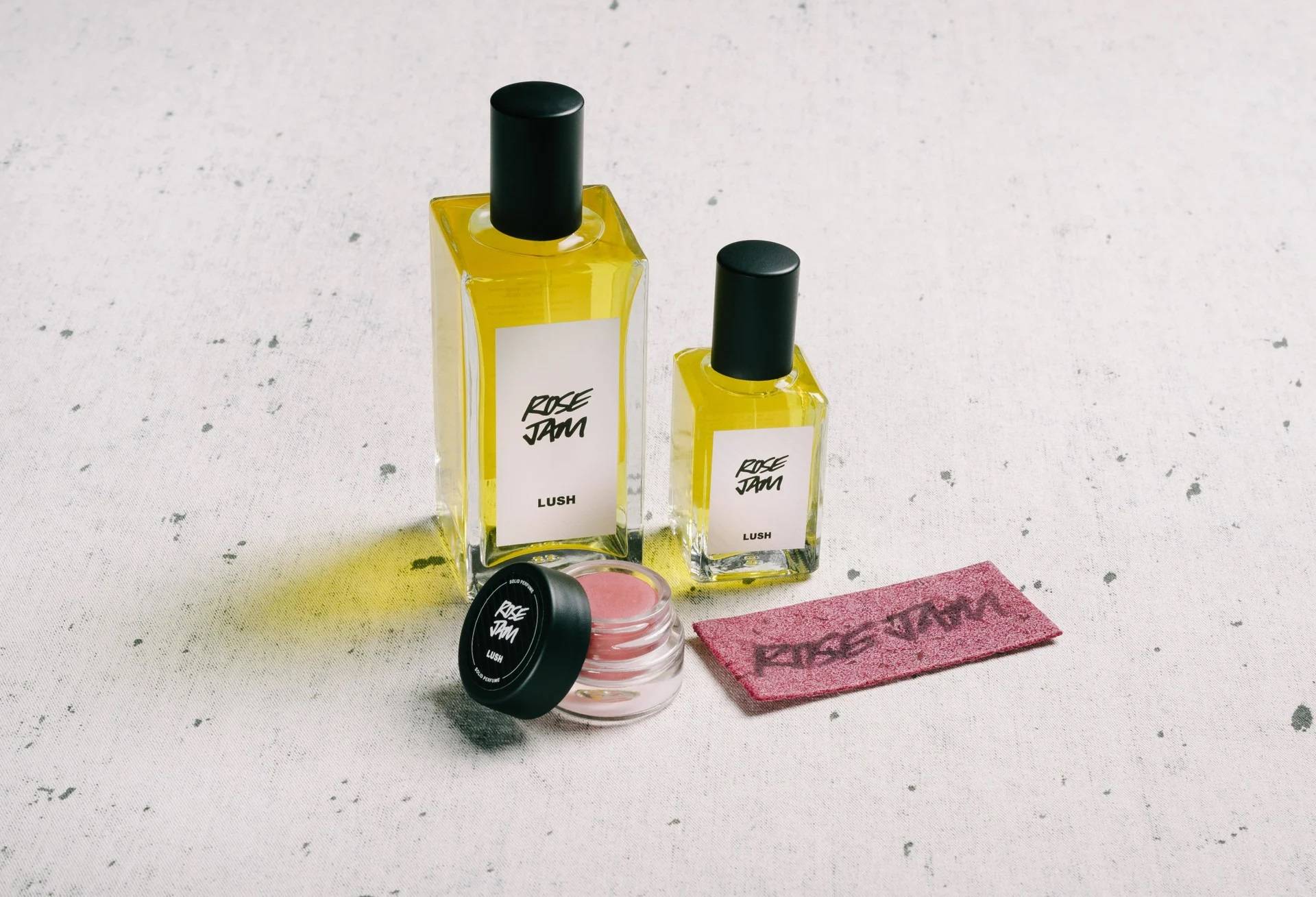 ローズジャム ウォッシュカード | 紙石鹸 | LUSH