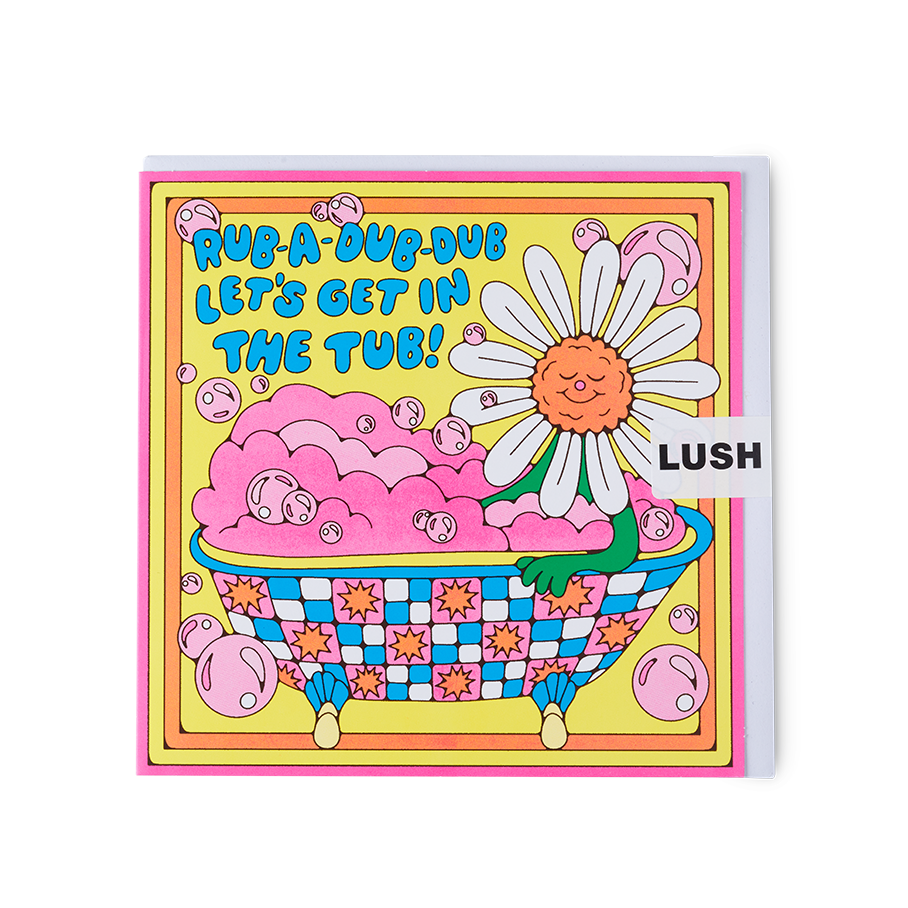 Rub-A-Dub-Dub Let's Get in the Tub! | Carte de vœux