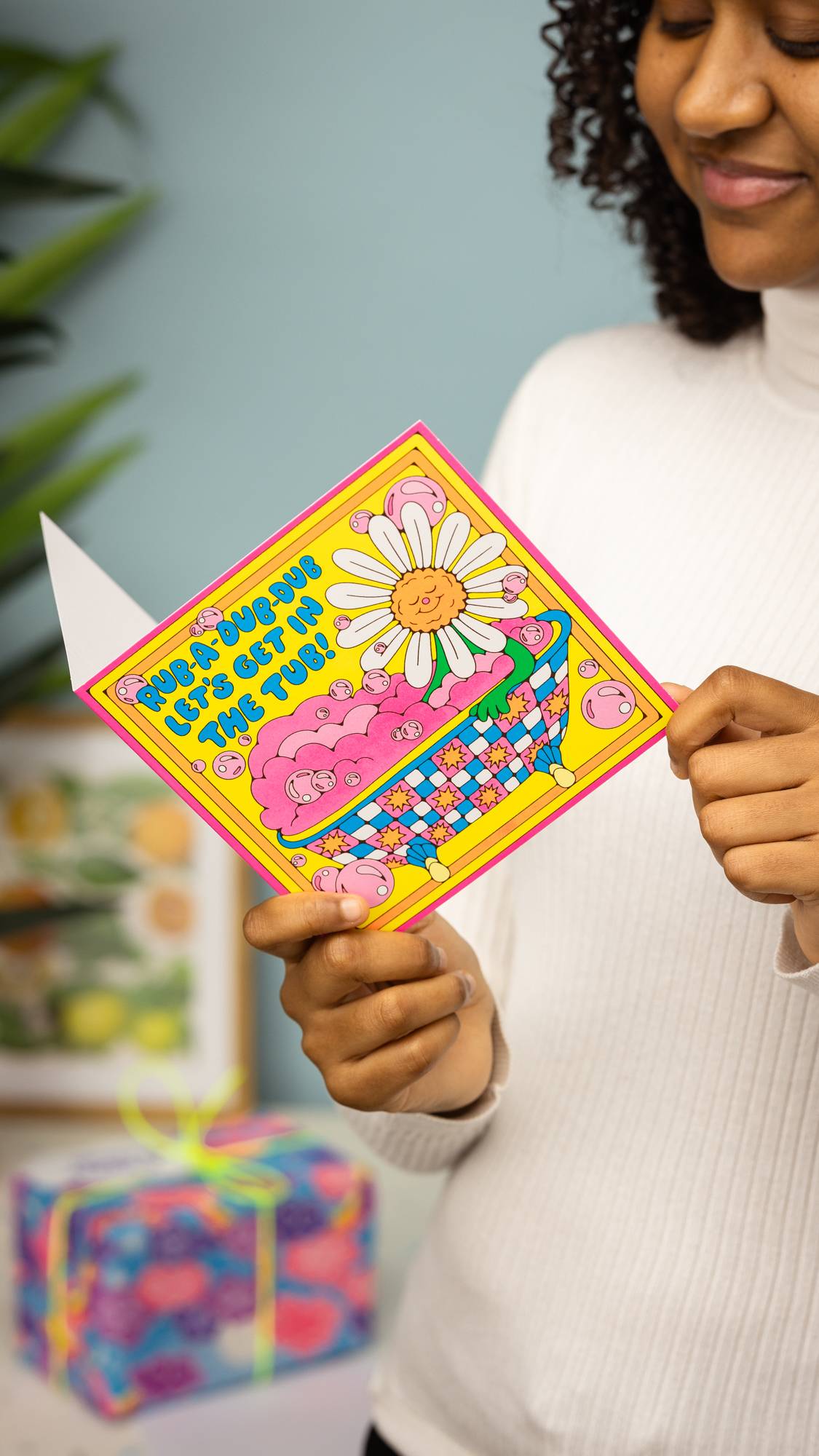 Rub-A-Dub-Dub Let's Get in the Tub! | Carte de vœux