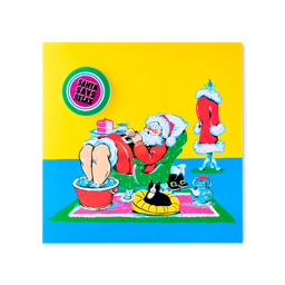 An image of LUSH | Santa Says Relax | Carte de vœux