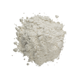 A sample of Silky Underwear - a fine, creamy white dusting powder.