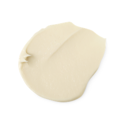 A swatch of smooth, thick, cream coloured Skin's Shangri-La facial moisturiser.