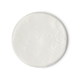 Snowball. A perfectly circular, bright white, soothing eye pad.