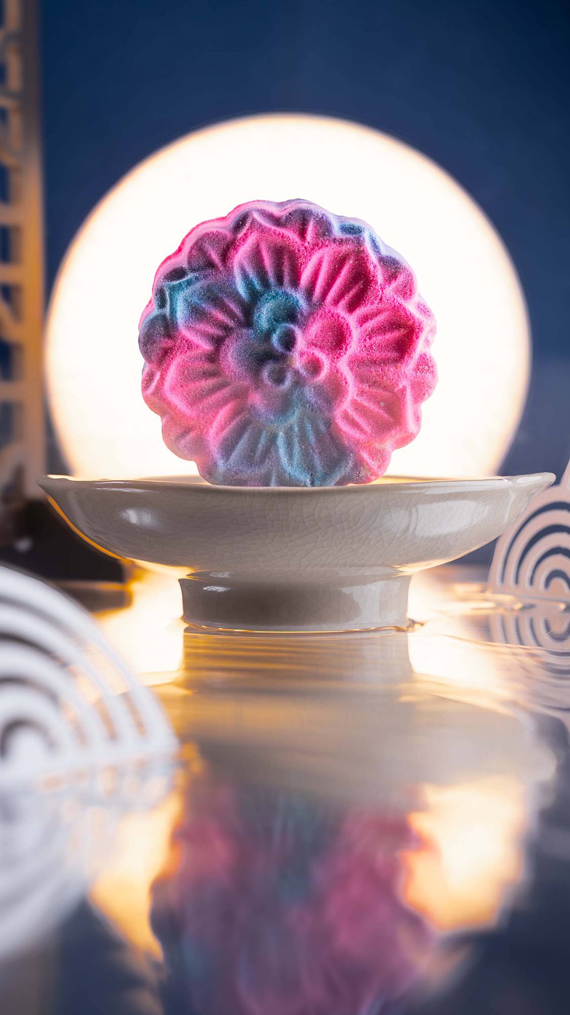 Pain moussant Snowy Mooncake