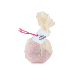 An image of LUSH | Softening Marshmallow & Rose Cataplasm | Bath Bomb