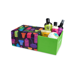 An image of LUSH | Lush Kitchen Box | Subscription | Full-Sized Bath, Shower & Skincare Prod...