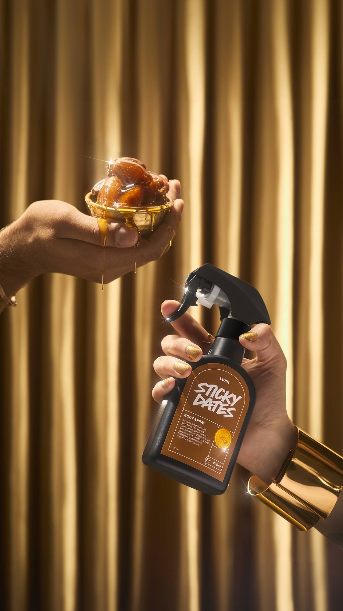 NEW Lush Sticky Dates Body Spray 6.7 fl oz / 200 ml LIMITED EDITION!! | eBay
