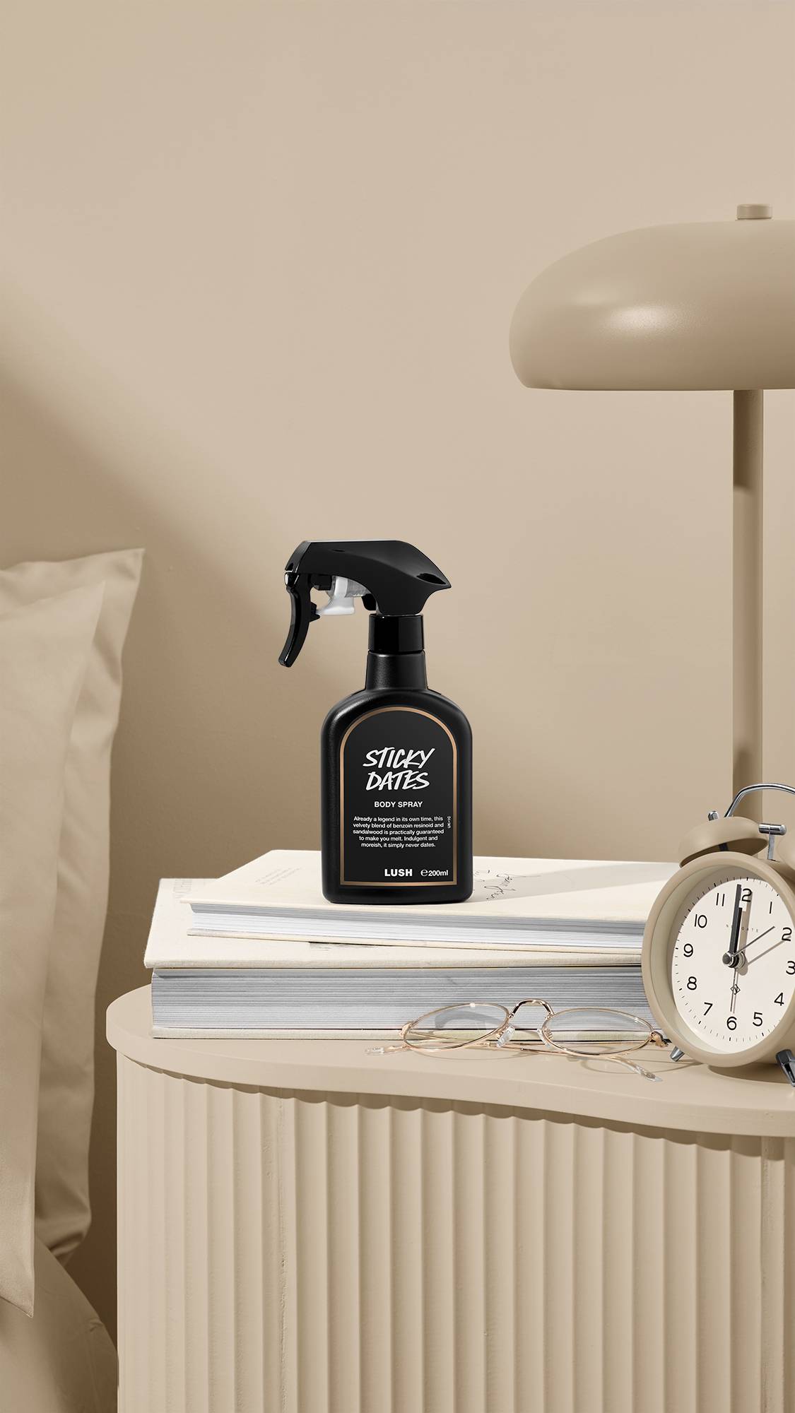 LUSH STICKY DATES ボディスプレー 200ml 限定版 スティッキーフルーツ ボディスプレー | LUSH