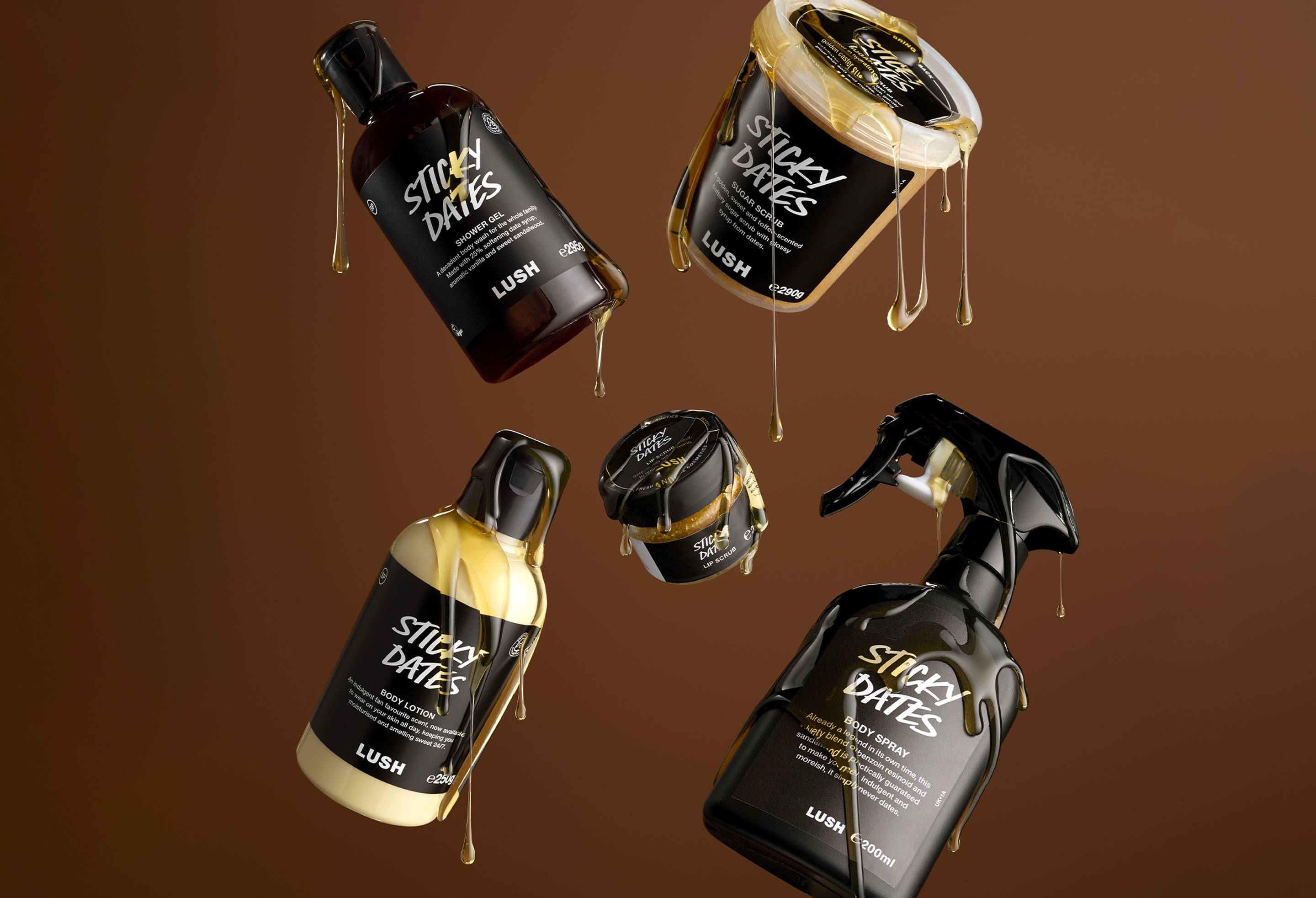 Lush Sticky Dates Body Spray 6.7 fl oz/200 ml Limited