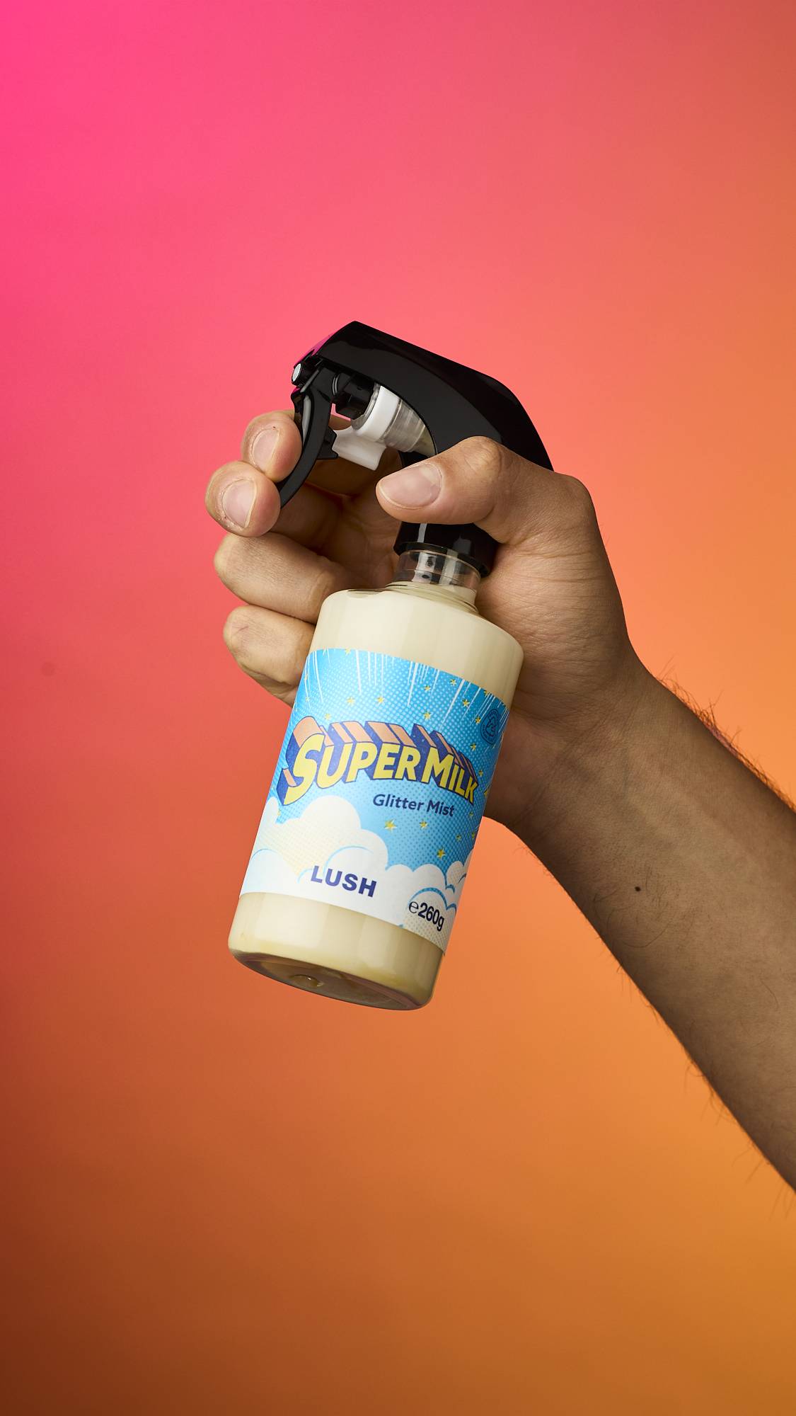 スーパーミルキー グリッターミスト | LUSH