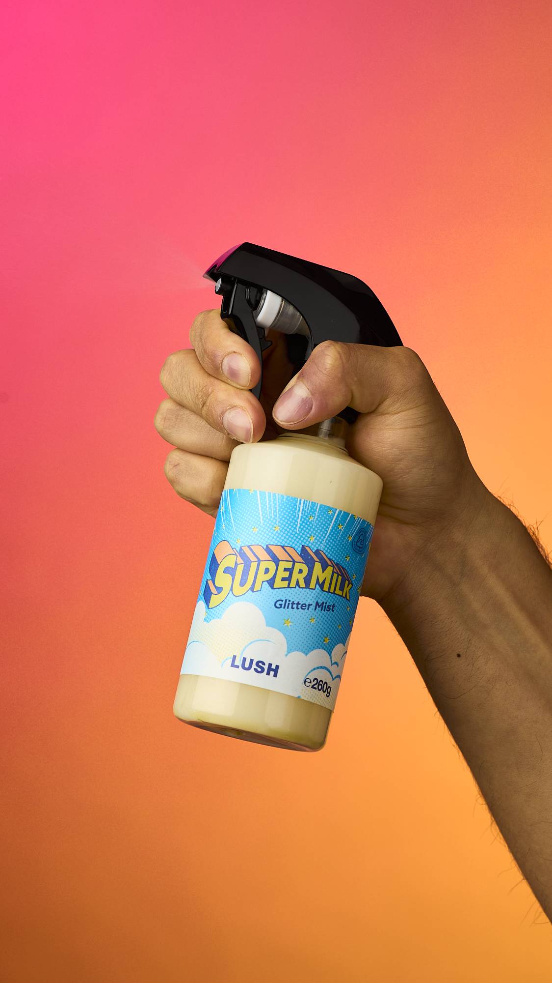 Super Milk Glitter Mist Spray | LUSH