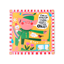 An image of LUSH | Treat Your Elf | Greetings Card