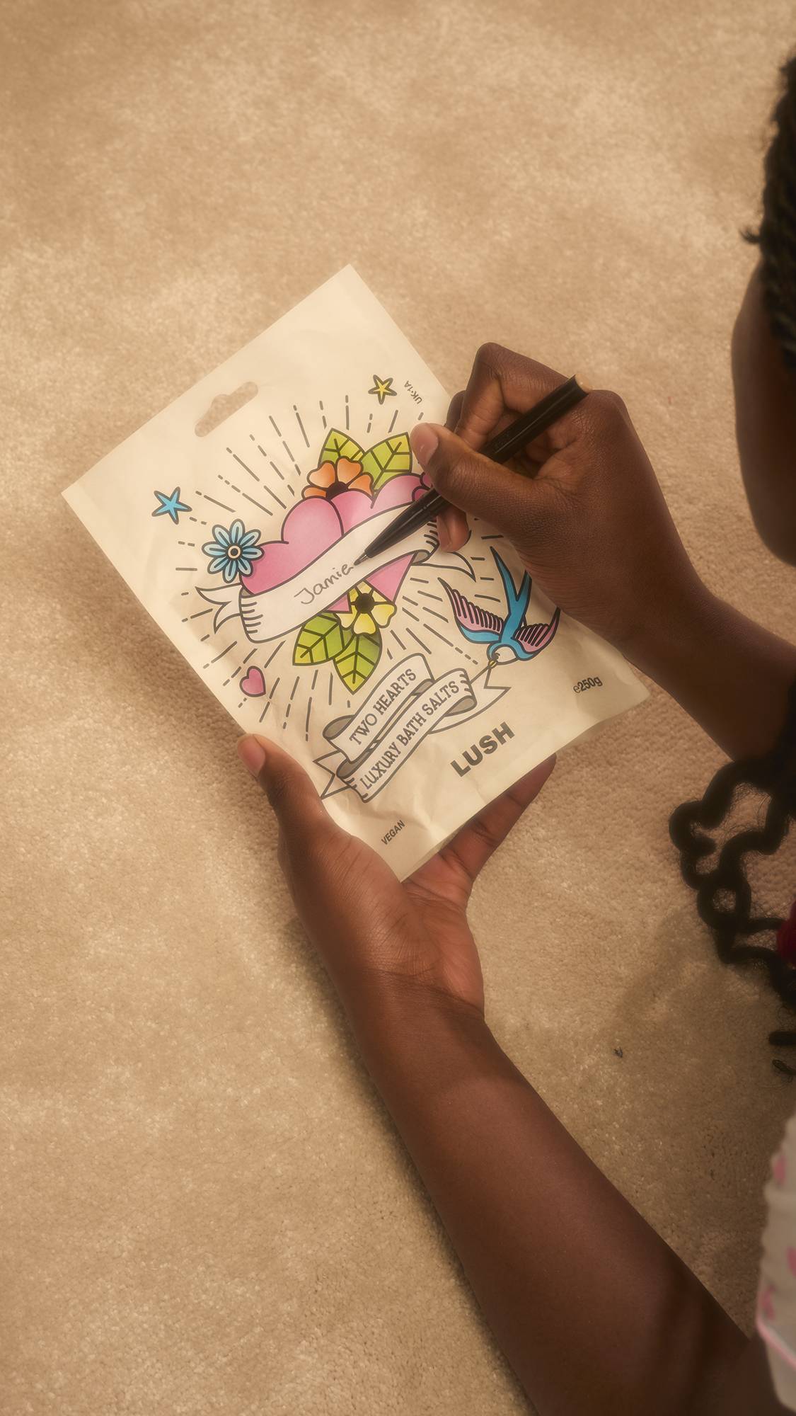 Sels de bain luxueux Two Hearts