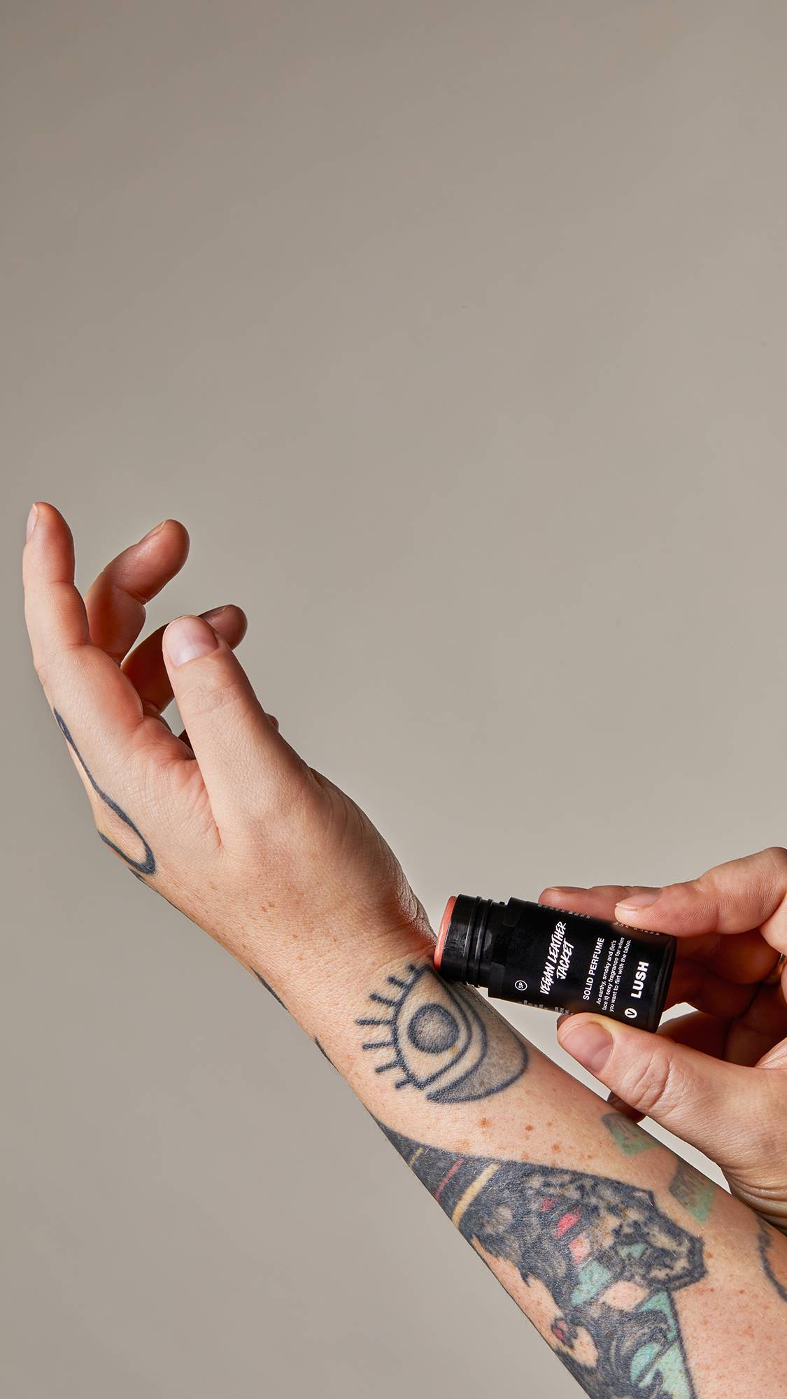 Vegan Leather Jacket Solid Perfume